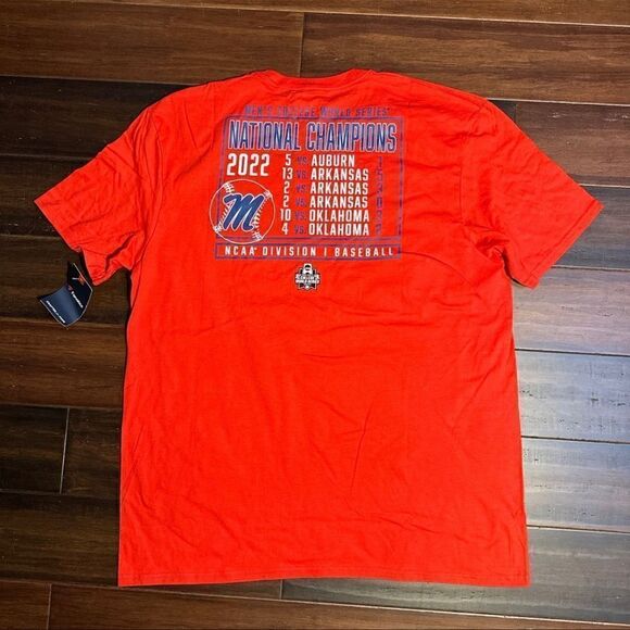 2022 Ole Miss Men’s World Series T-Shirt - Picture 3 of 5